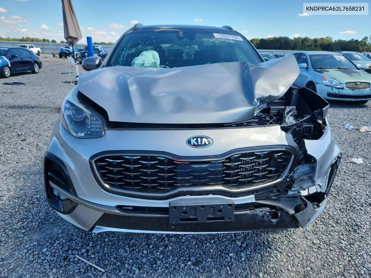 2020 KIA SPORTAGE VIN KNDPRCA62L7658231 — фото 5