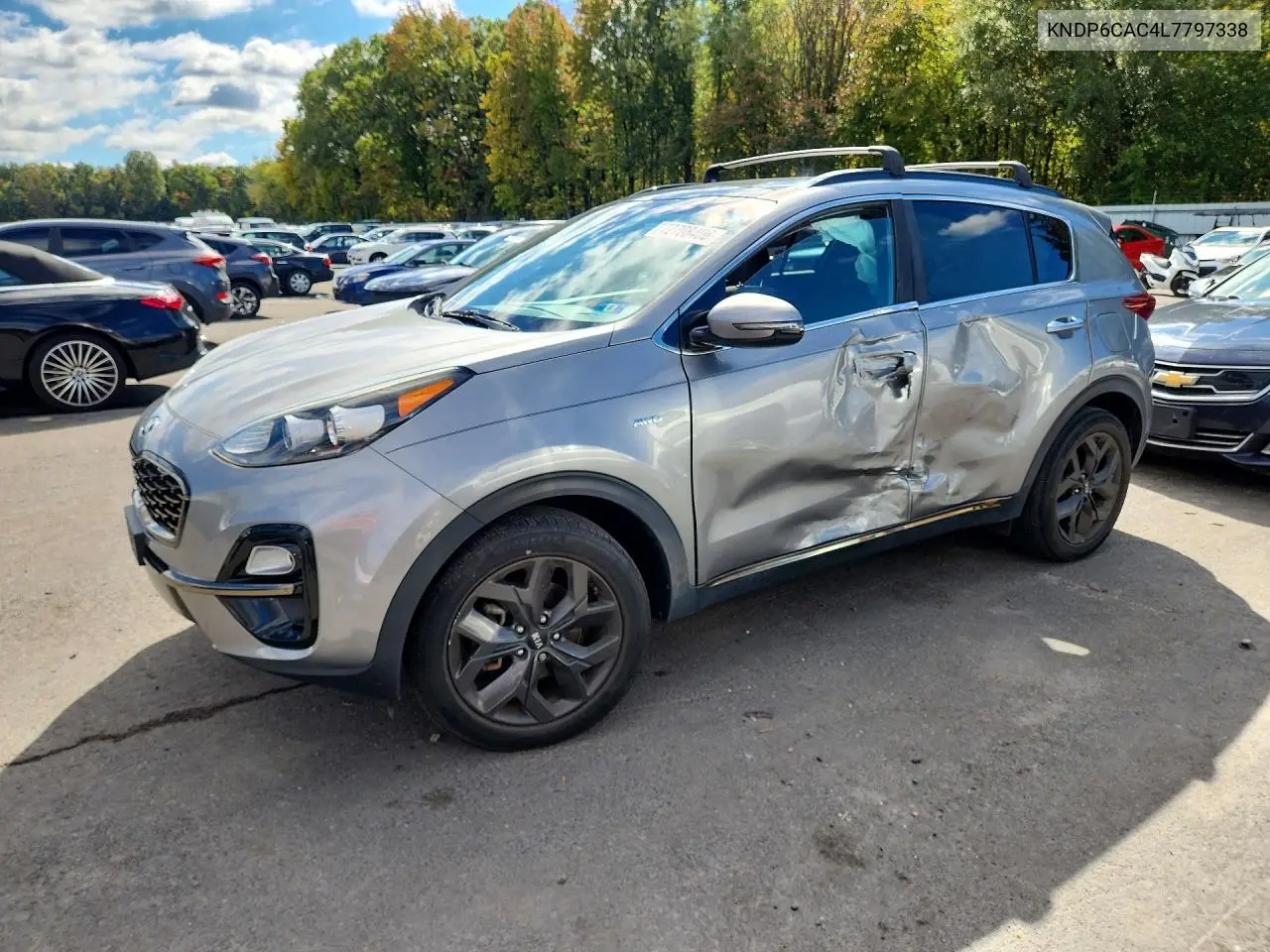 KIA SPORTAGE 2020, VIN KNDP6CAC4L7797338
