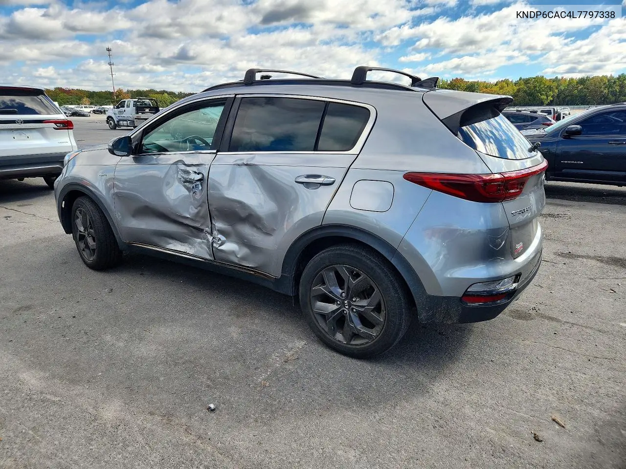 2020 KIA SPORTAGE VIN KNDP6CAC4L7797338 — фото 2