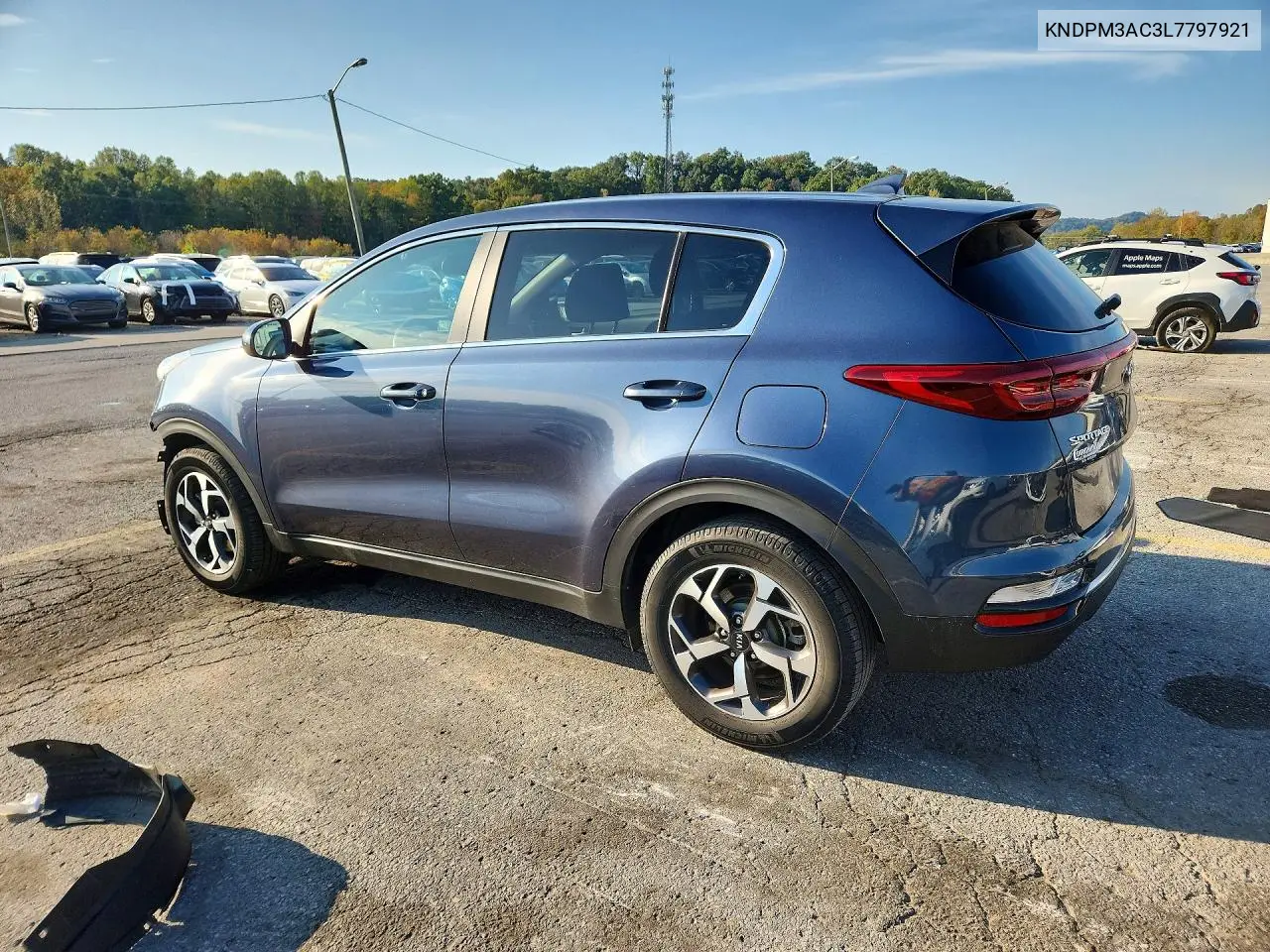 2020 KIA SPORTAGE VIN KNDPM3AC3L7797921 — фото 2