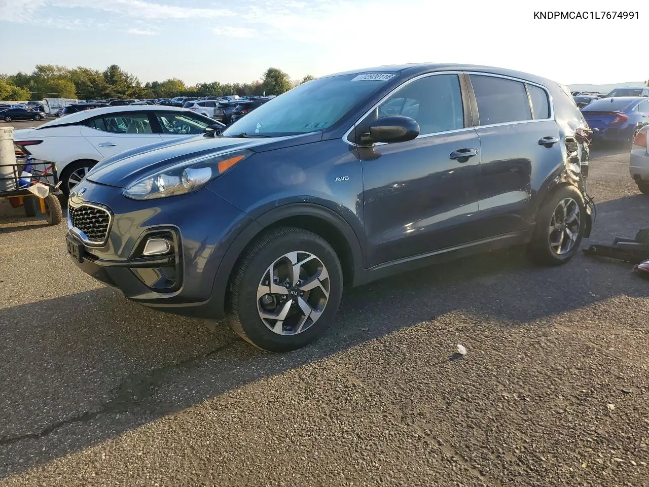 KIA SPORTAGE 2020, VIN KNDPMCAC1L7674991