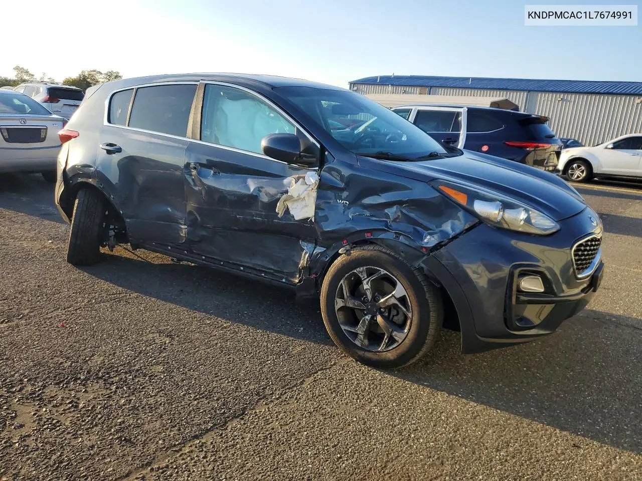 2020 KIA SPORTAGE VIN KNDPMCAC1L7674991 — фото 4