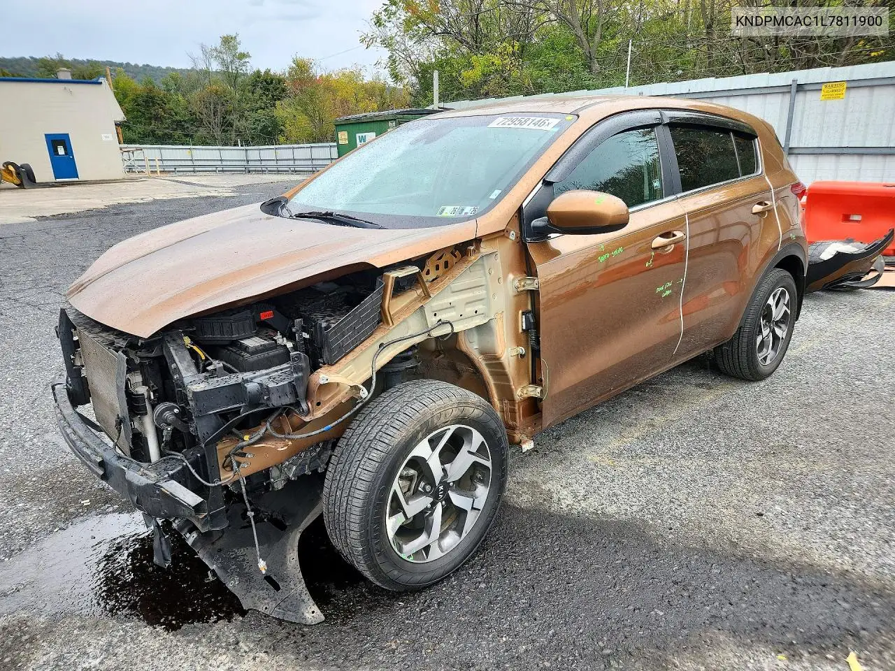 KIA SPORTAGE 2020, VIN KNDPMCAC1L7811900