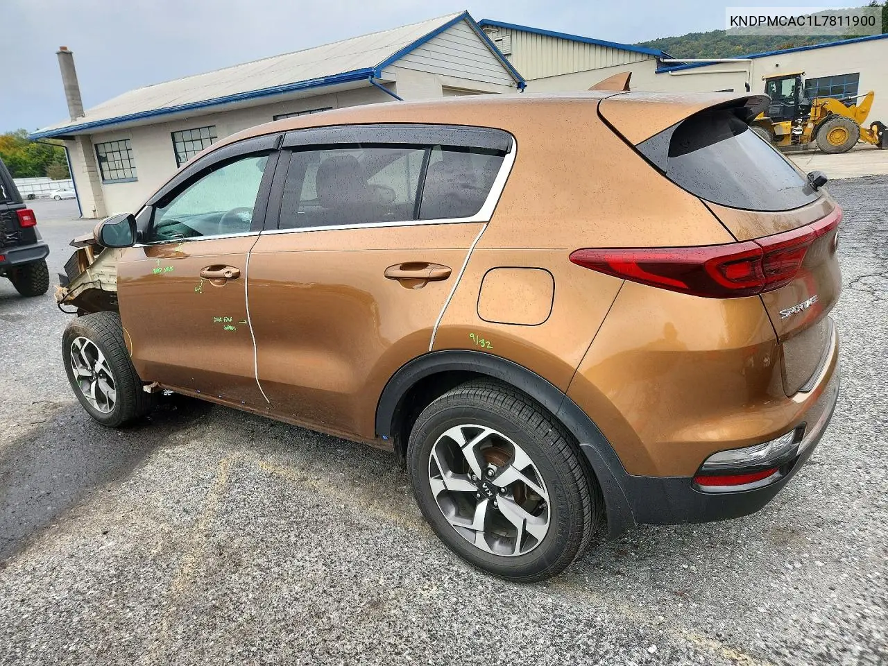 2020 KIA SPORTAGE VIN KNDPMCAC1L7811900 — фото 2
