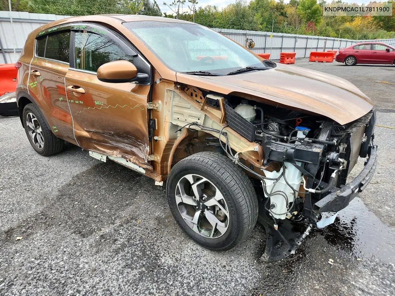 2020 KIA SPORTAGE VIN KNDPMCAC1L7811900 — фото 4