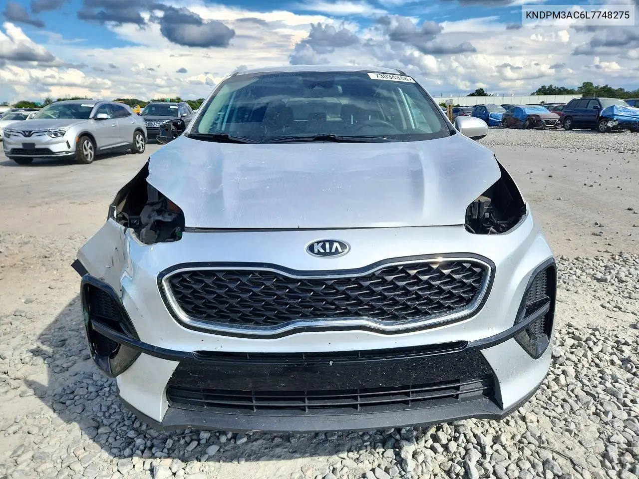 2020 KIA SPORTAGE VIN KNDPM3AC6L7748275 — фото 5