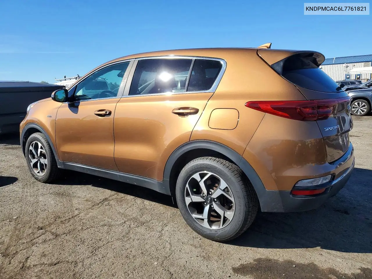 2020 KIA SPORTAGE VIN KNDPMCAC6L7761821 — фото 2