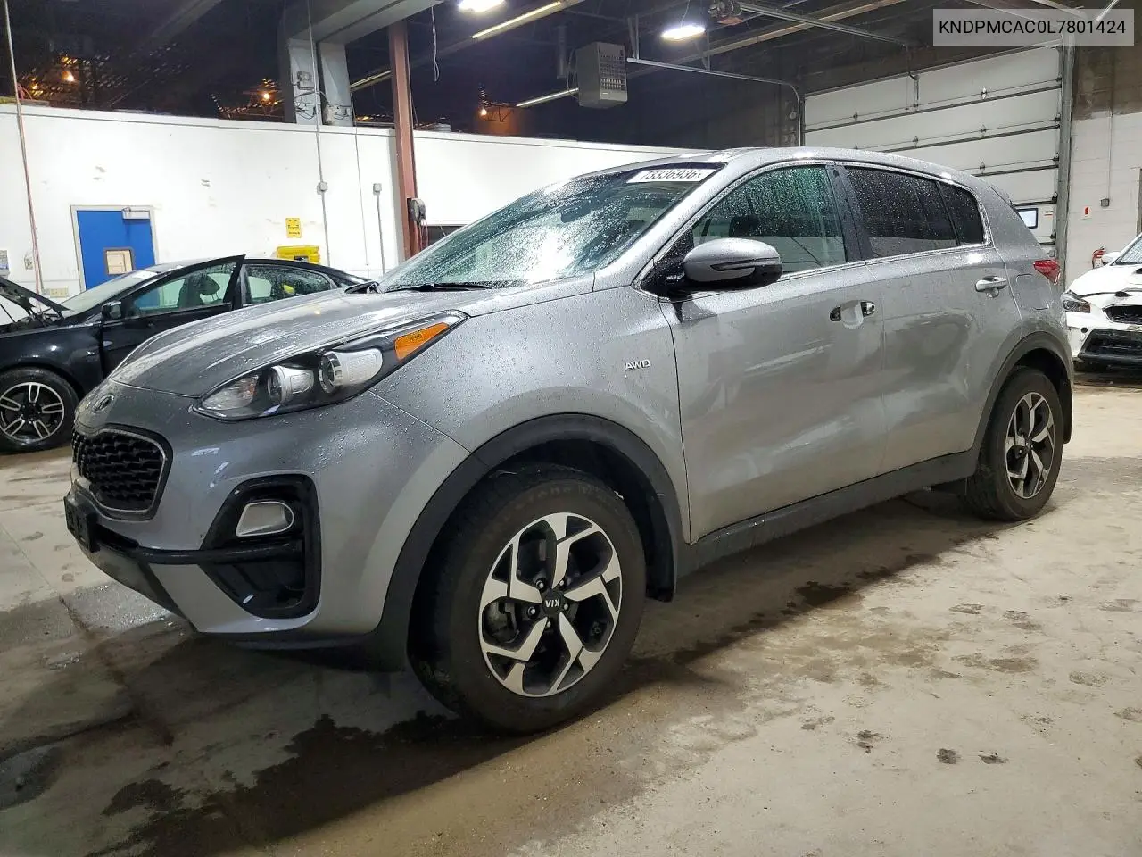 KIA SPORTAGE 2020, VIN KNDPMCAC0L7801424