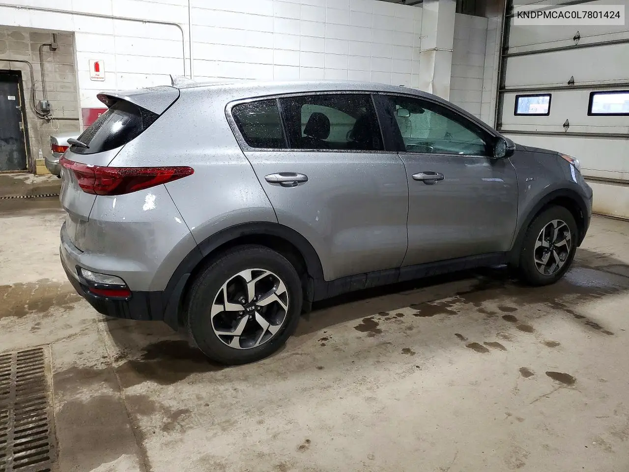 2020 KIA SPORTAGE VIN KNDPMCAC0L7801424 — фото 3