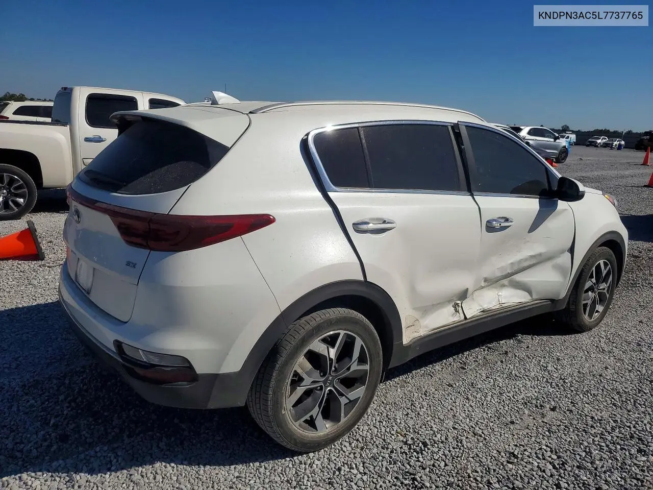 2020 KIA SPORTAGE VIN KNDPN3AC5L7737765 — фото 3
