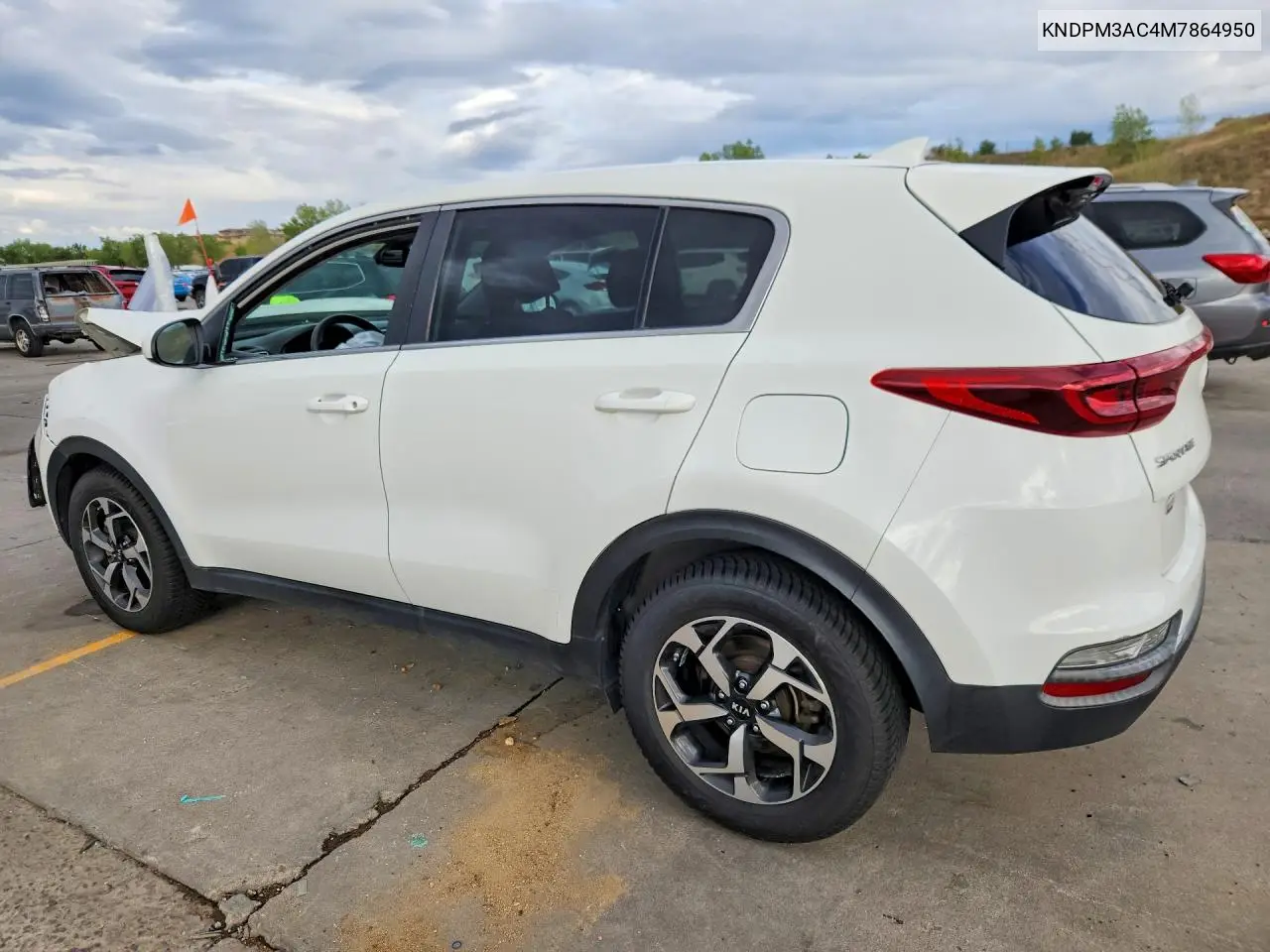 2021 KIA SPORTAGE VIN KNDPM3AC4M7864950 — фото 2