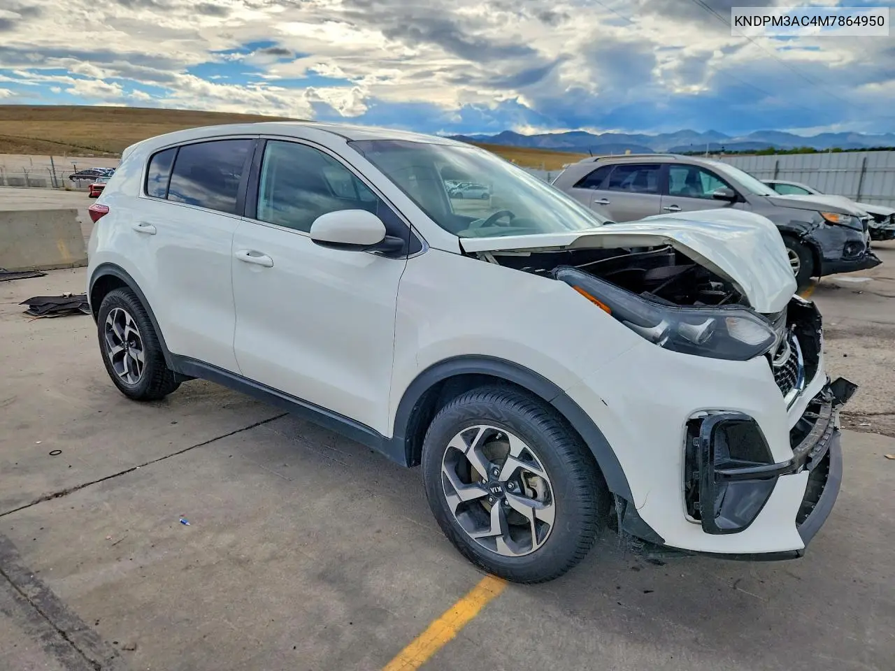 2021 KIA SPORTAGE VIN KNDPM3AC4M7864950 — фото 4