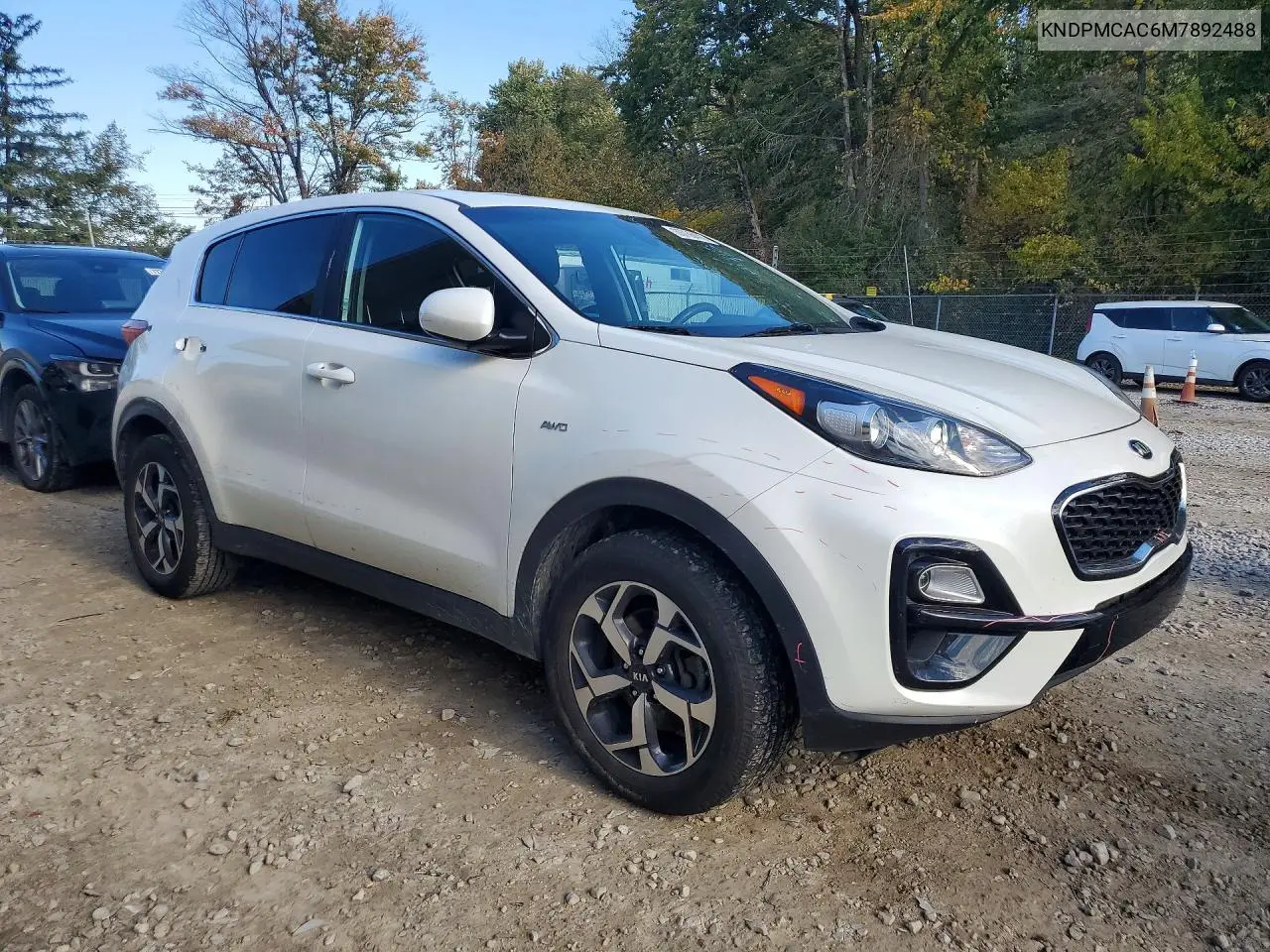 2021 KIA SPORTAGE VIN KNDPMCAC6M7892488 — фото 4
