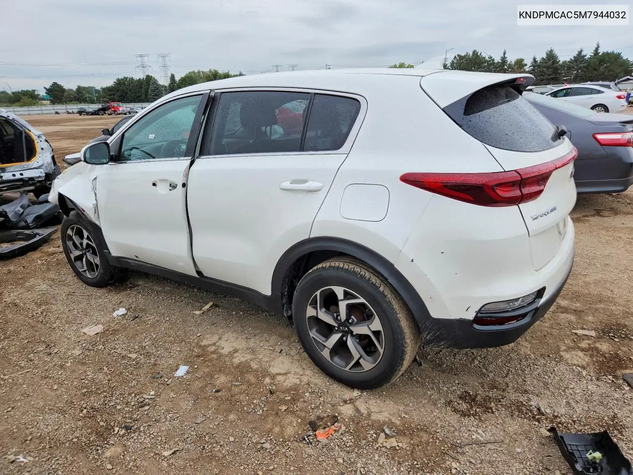 KIA SPORTAGE 2021, VIN KNDPMCAC5M7944032
