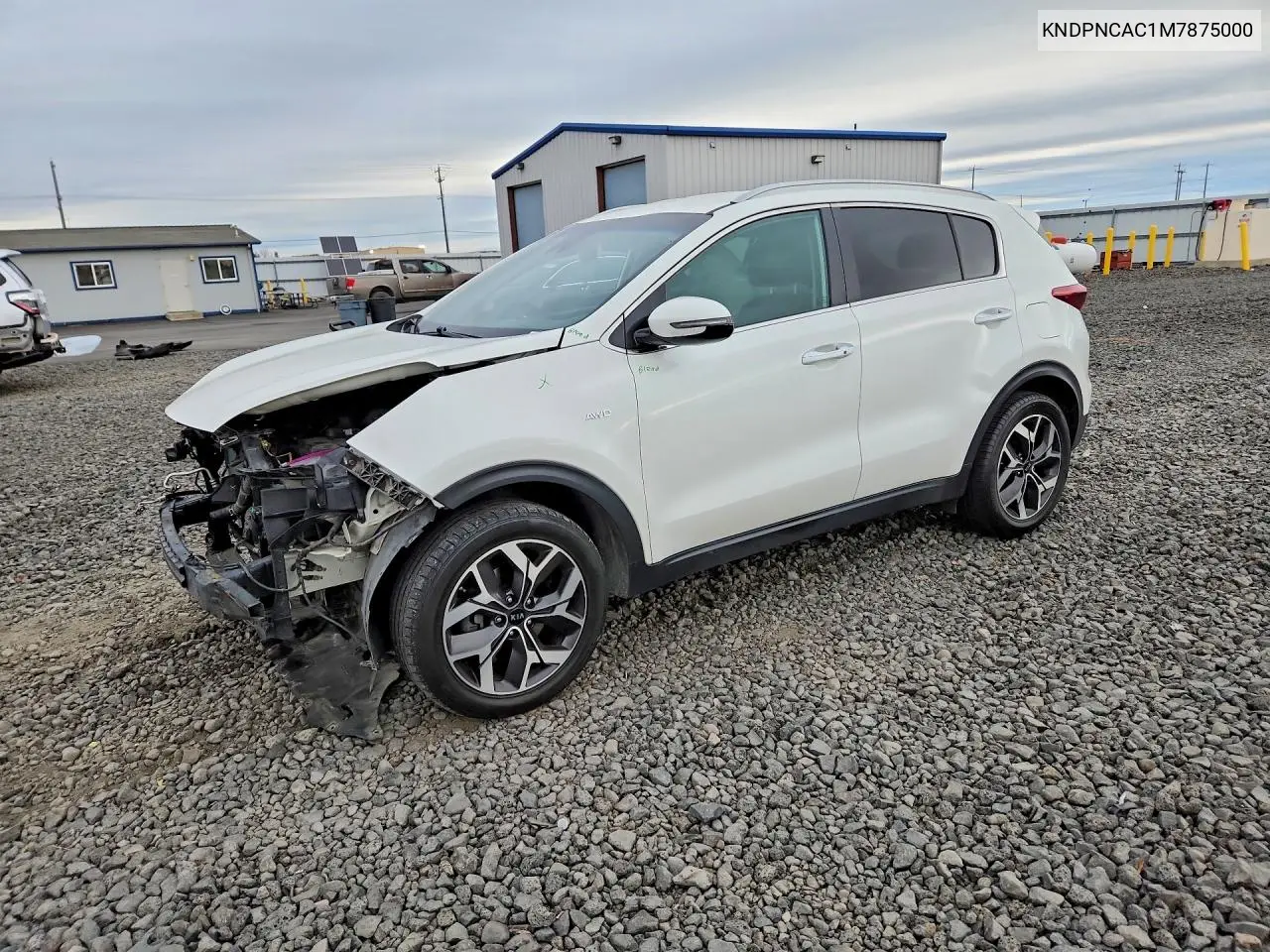 KIA SPORTAGE 2021, VIN KNDPNCAC1M7875000
