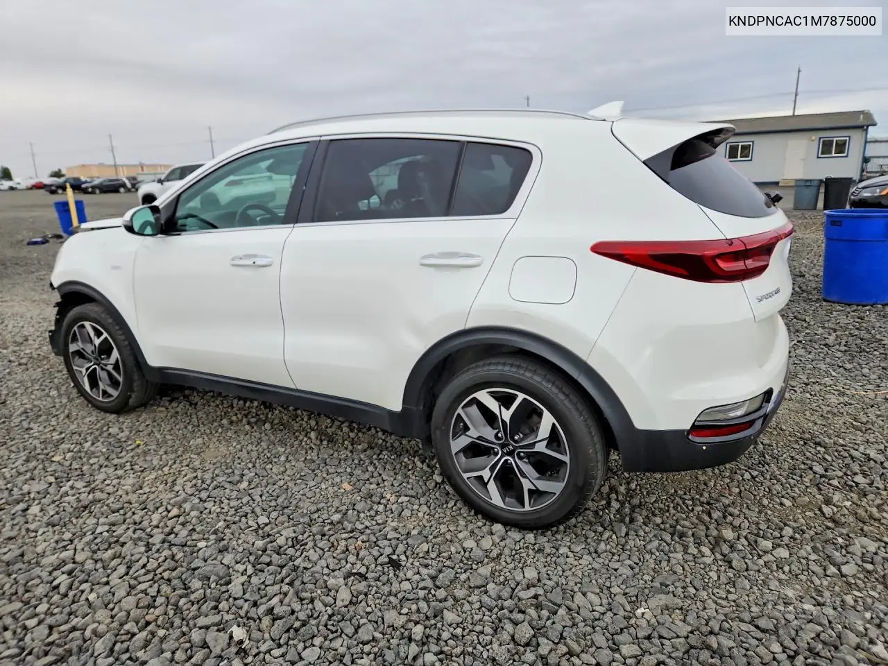 2021 KIA SPORTAGE VIN KNDPNCAC1M7875000 — фото 2