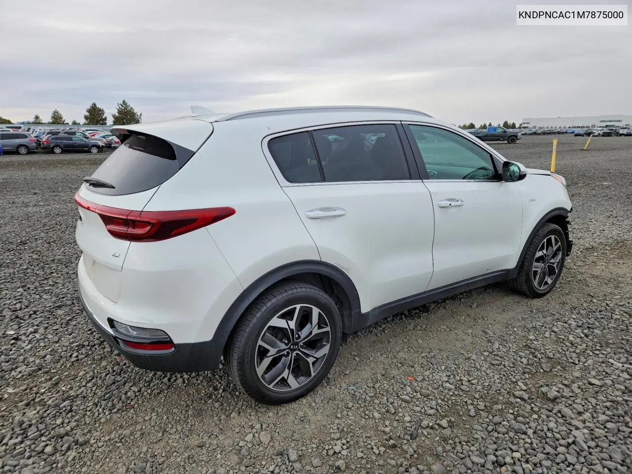 2021 KIA SPORTAGE VIN KNDPNCAC1M7875000 — фото 3
