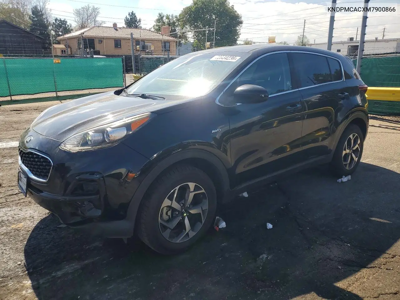 KIA SPORTAGE 2021, VIN KNDPMCACXM7900866
