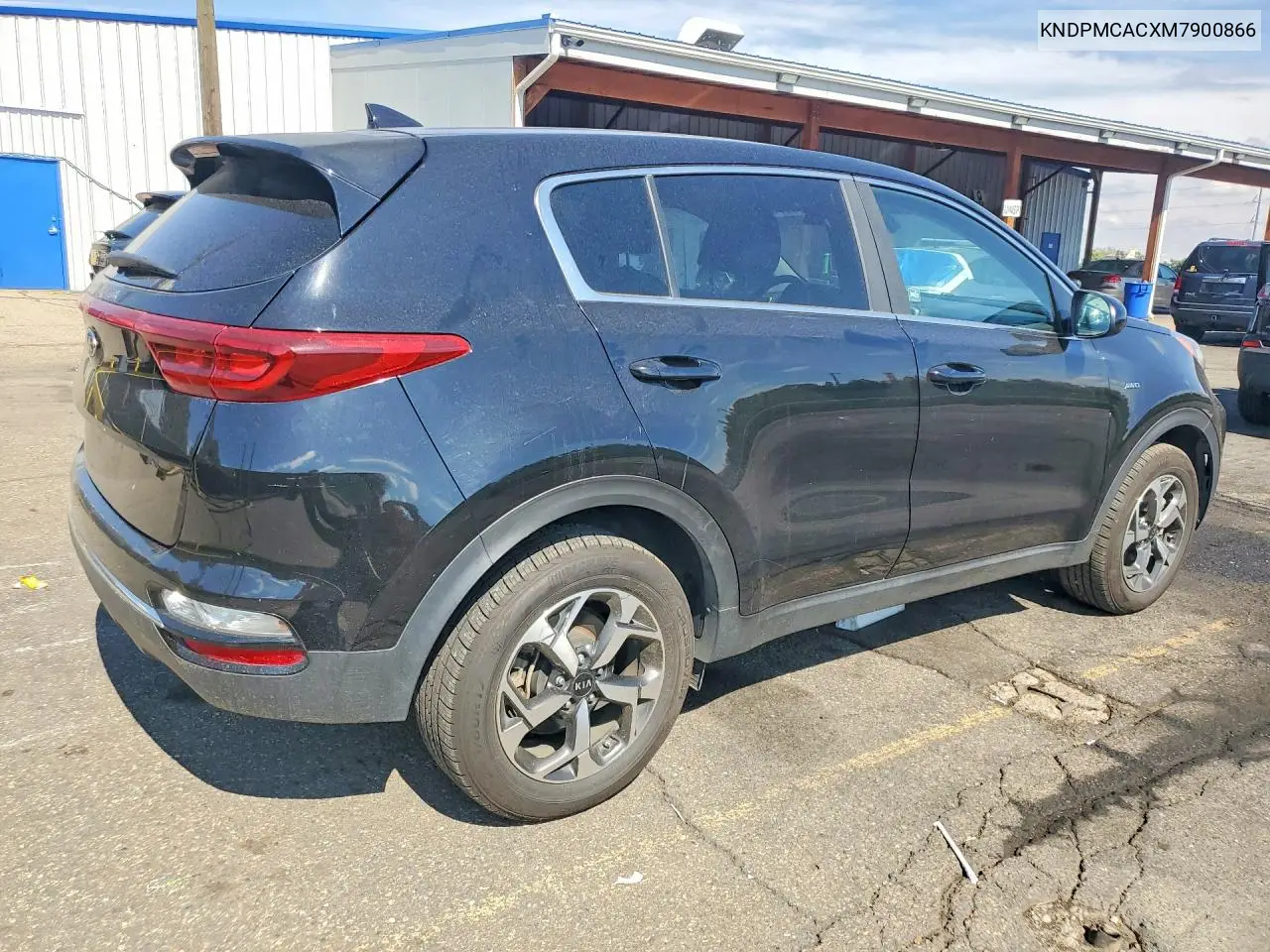 2021 KIA SPORTAGE VIN KNDPMCACXM7900866 — фото 3