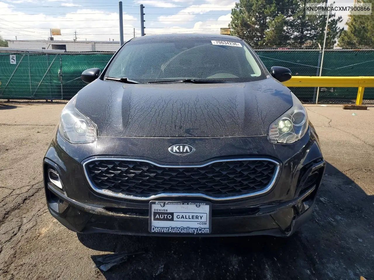 2021 KIA SPORTAGE VIN KNDPMCACXM7900866 — фото 5