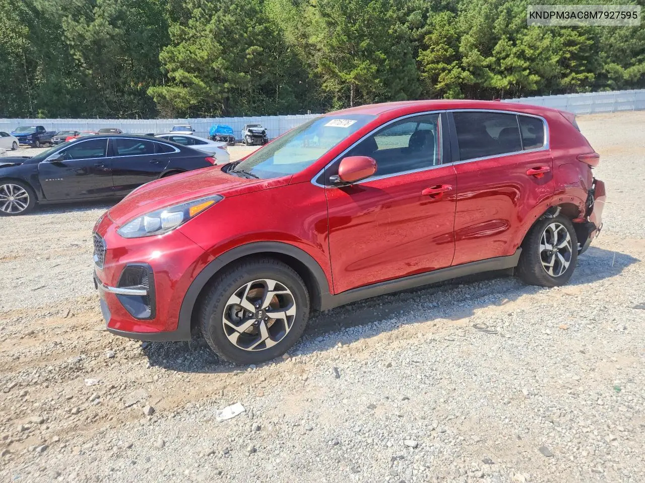KIA SPORTAGE 2021, VIN KNDPM3AC8M7927595