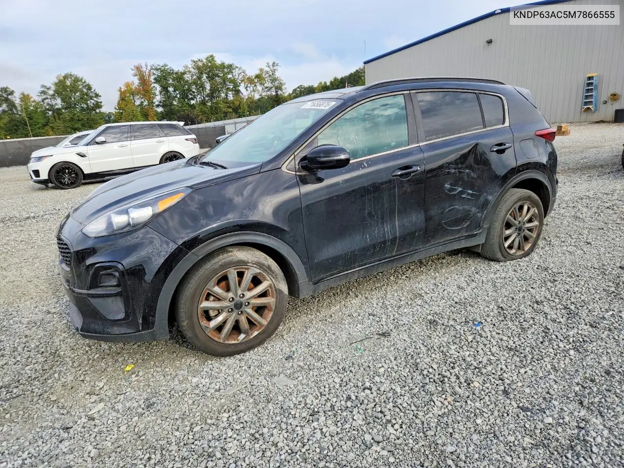 KIA SPORTAGE 2021, VIN KNDP63AC5M7866555