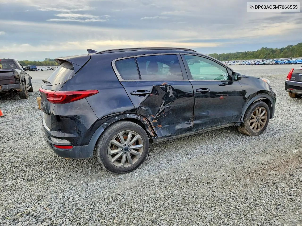 2021 KIA SPORTAGE VIN KNDP63AC5M7866555 — фото 3