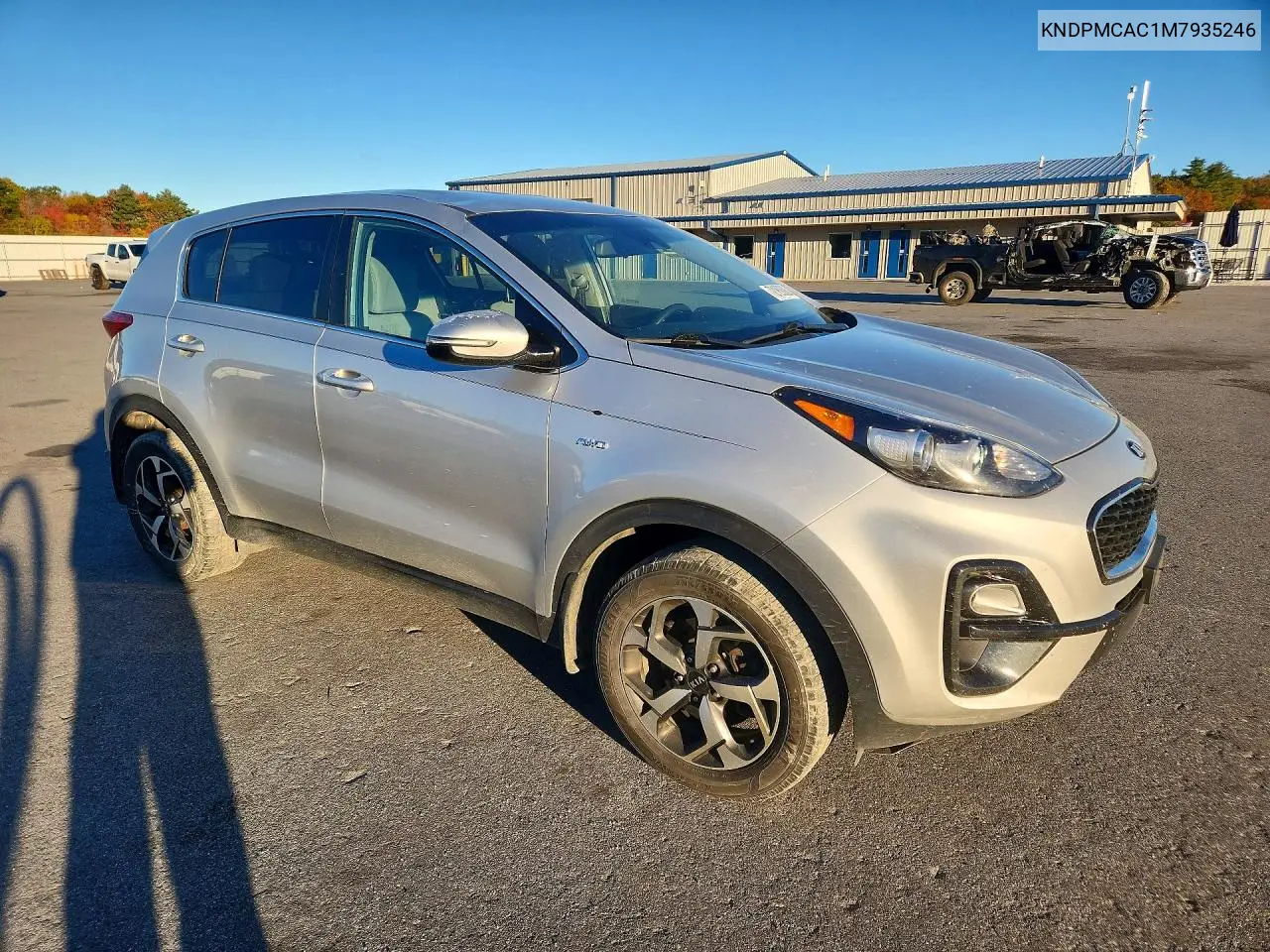 2021 KIA SPORTAGE VIN KNDPMCAC1M7935246 — фото 4