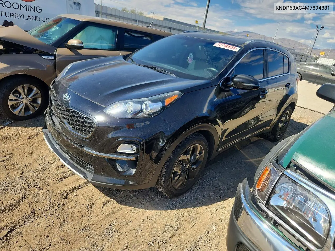 KIA SPORTAGE 2021, VIN KNDP63AC4M7894881
