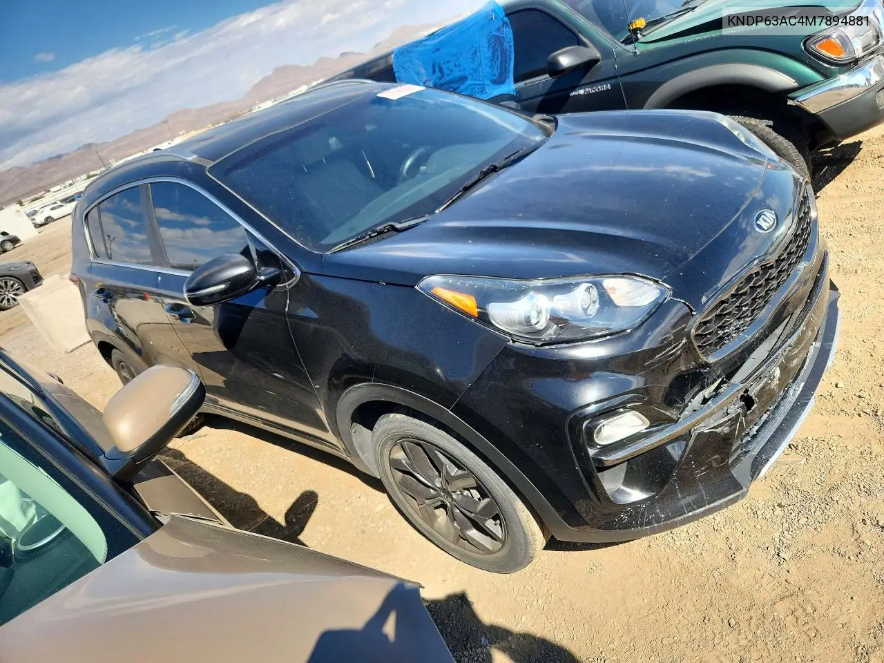 2021 KIA SPORTAGE VIN KNDP63AC4M7894881 — фото 4