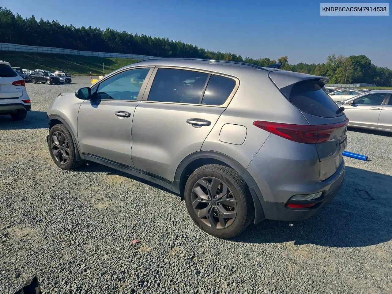 2021 KIA SPORTAGE VIN KNDP6CAC5M7914538 — фото 2