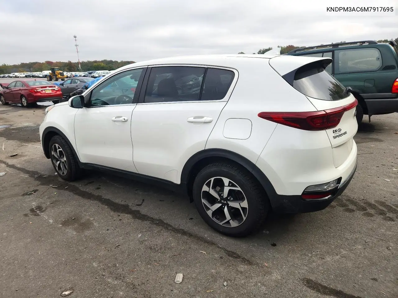 2021 KIA SPORTAGE VIN KNDPM3AC6M7917695 — фото 2