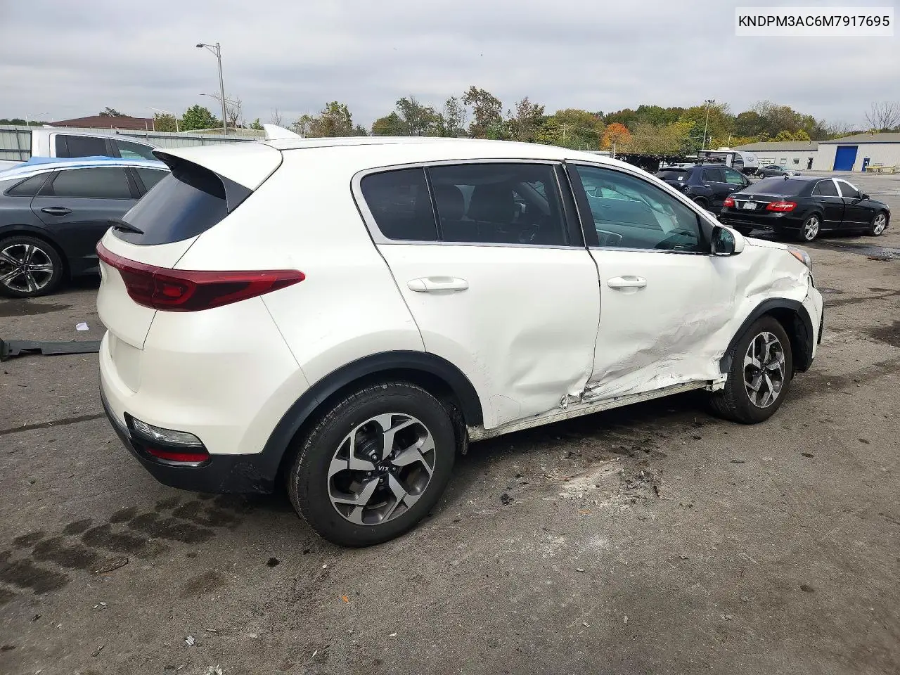 2021 KIA SPORTAGE VIN KNDPM3AC6M7917695 — фото 3