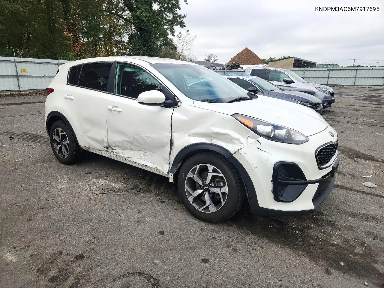 2021 KIA SPORTAGE VIN KNDPM3AC6M7917695 — фото 4