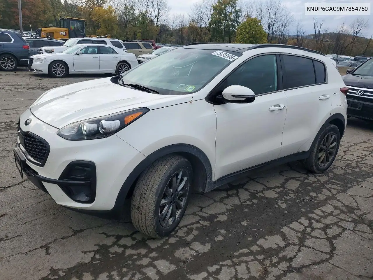 KIA SPORTAGE 2021, VIN KNDP6CAC9M7854750