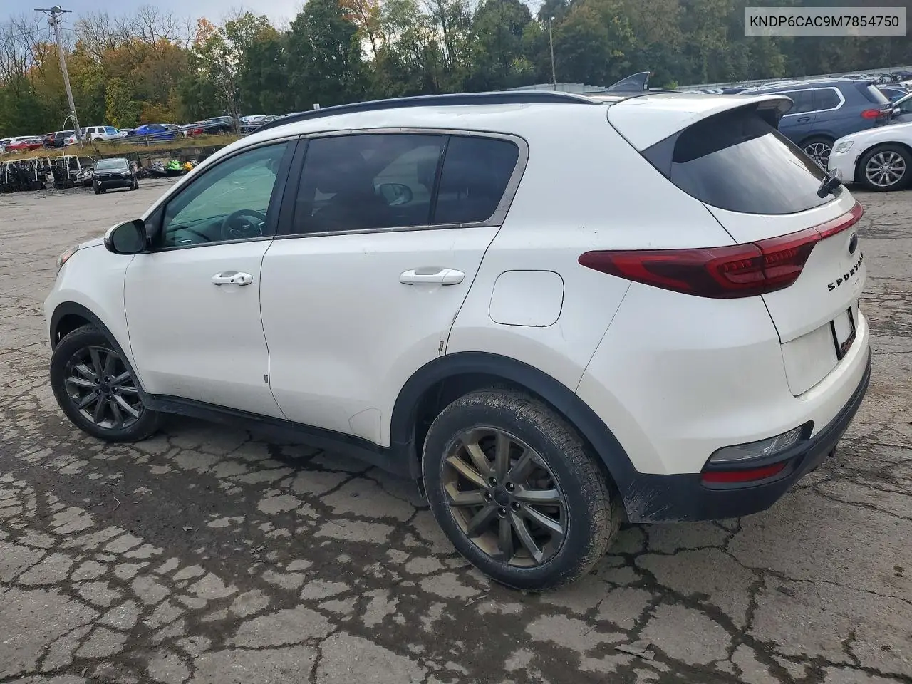 2021 KIA SPORTAGE VIN KNDP6CAC9M7854750 — фото 2