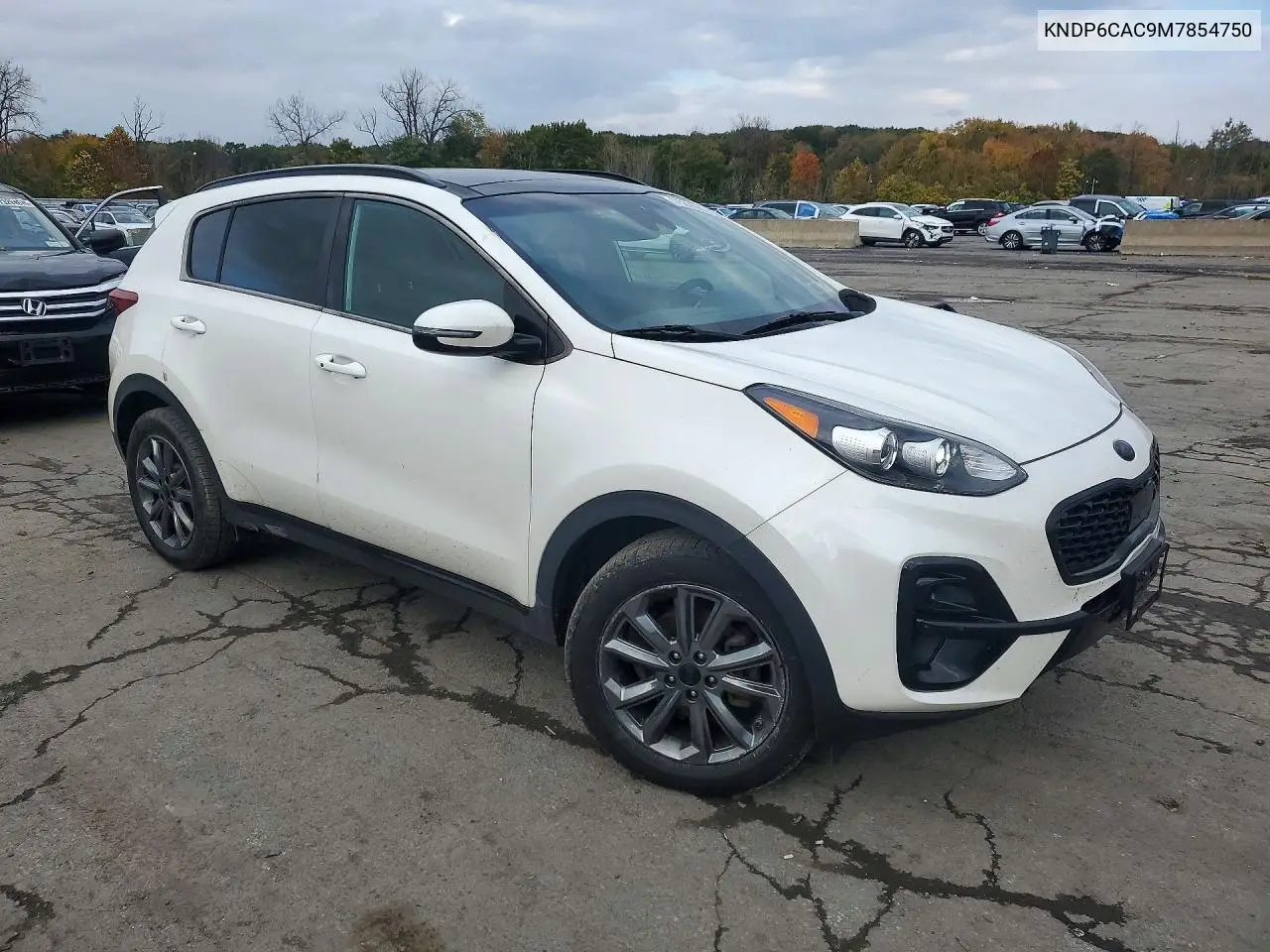 2021 KIA SPORTAGE VIN KNDP6CAC9M7854750 — фото 4