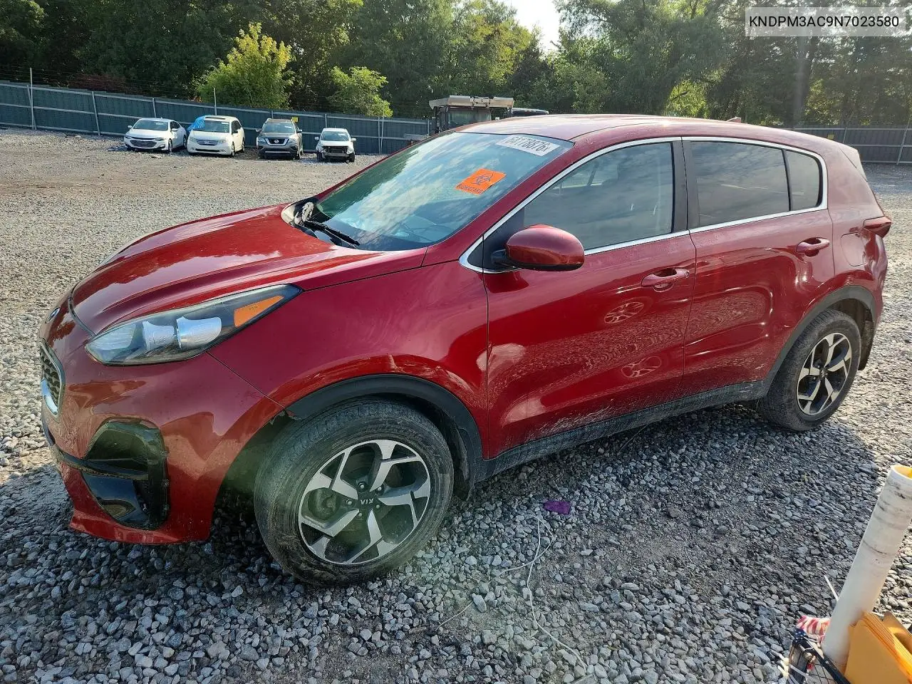 KIA SPORTAGE 2022, VIN KNDPM3AC9N7023580
