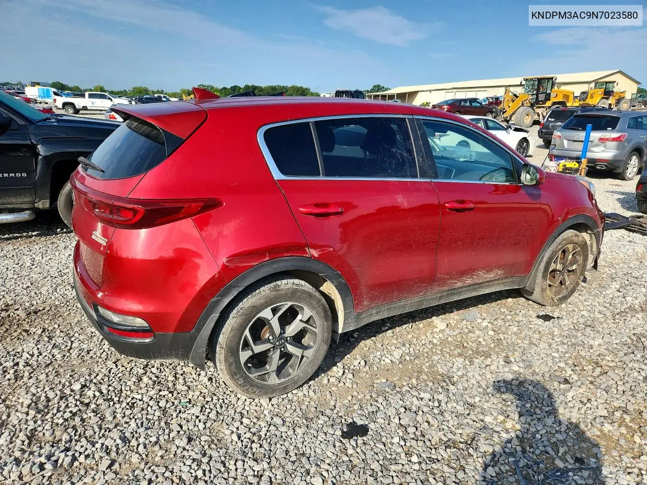 2022 KIA SPORTAGE VIN KNDPM3AC9N7023580 — фото 3