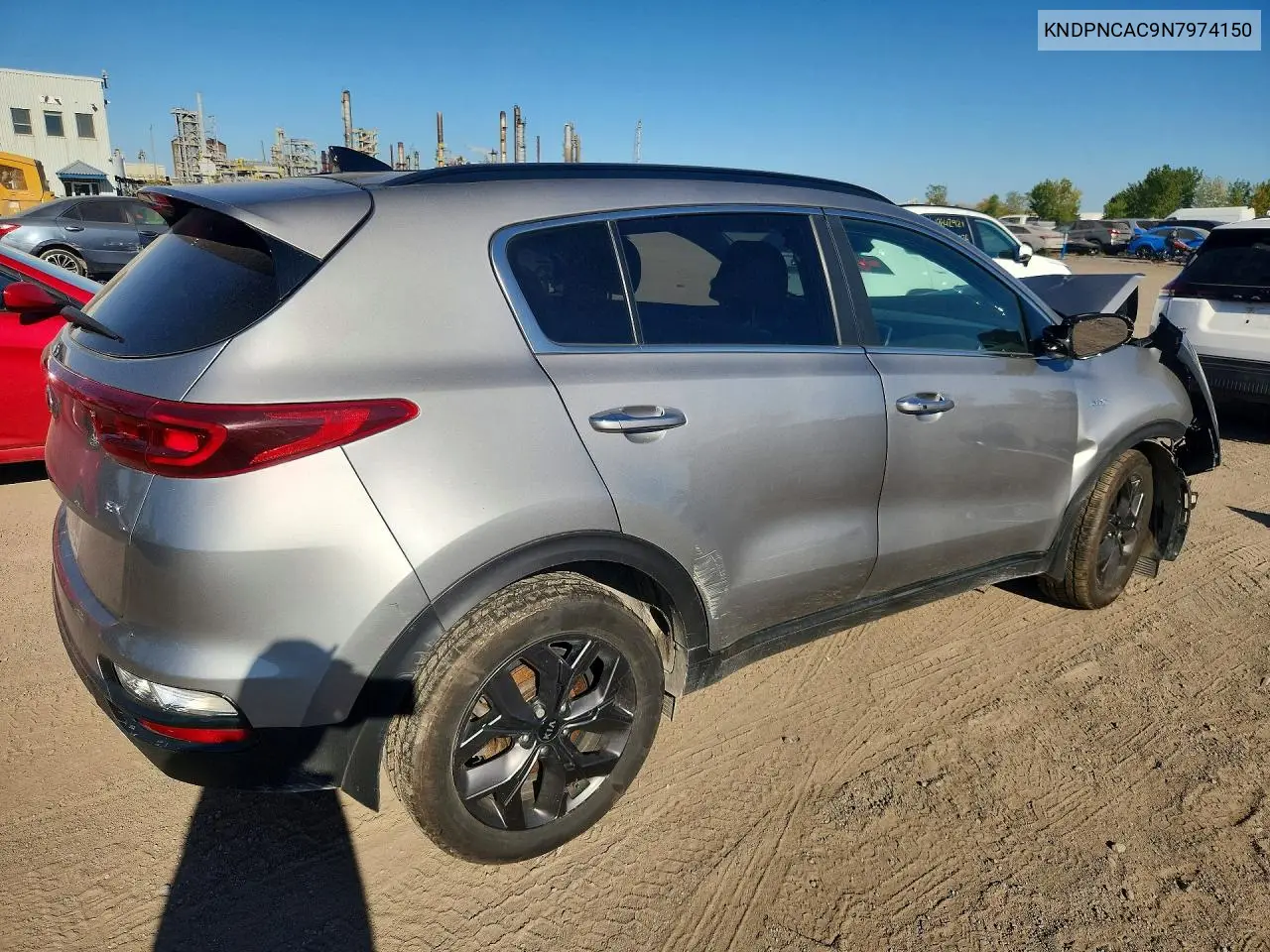 2022 KIA SPORTAGE VIN KNDPNCAC9N7974150 — фото 3