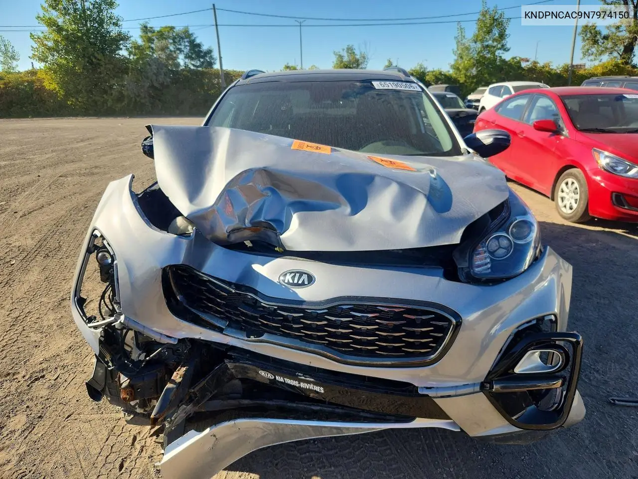2022 KIA SPORTAGE VIN KNDPNCAC9N7974150 — фото 5