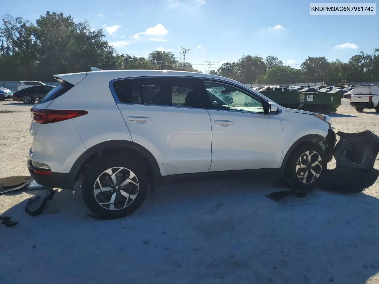 2022 KIA SPORTAGE VIN KNDPM3AC6N7981740 — фото 3