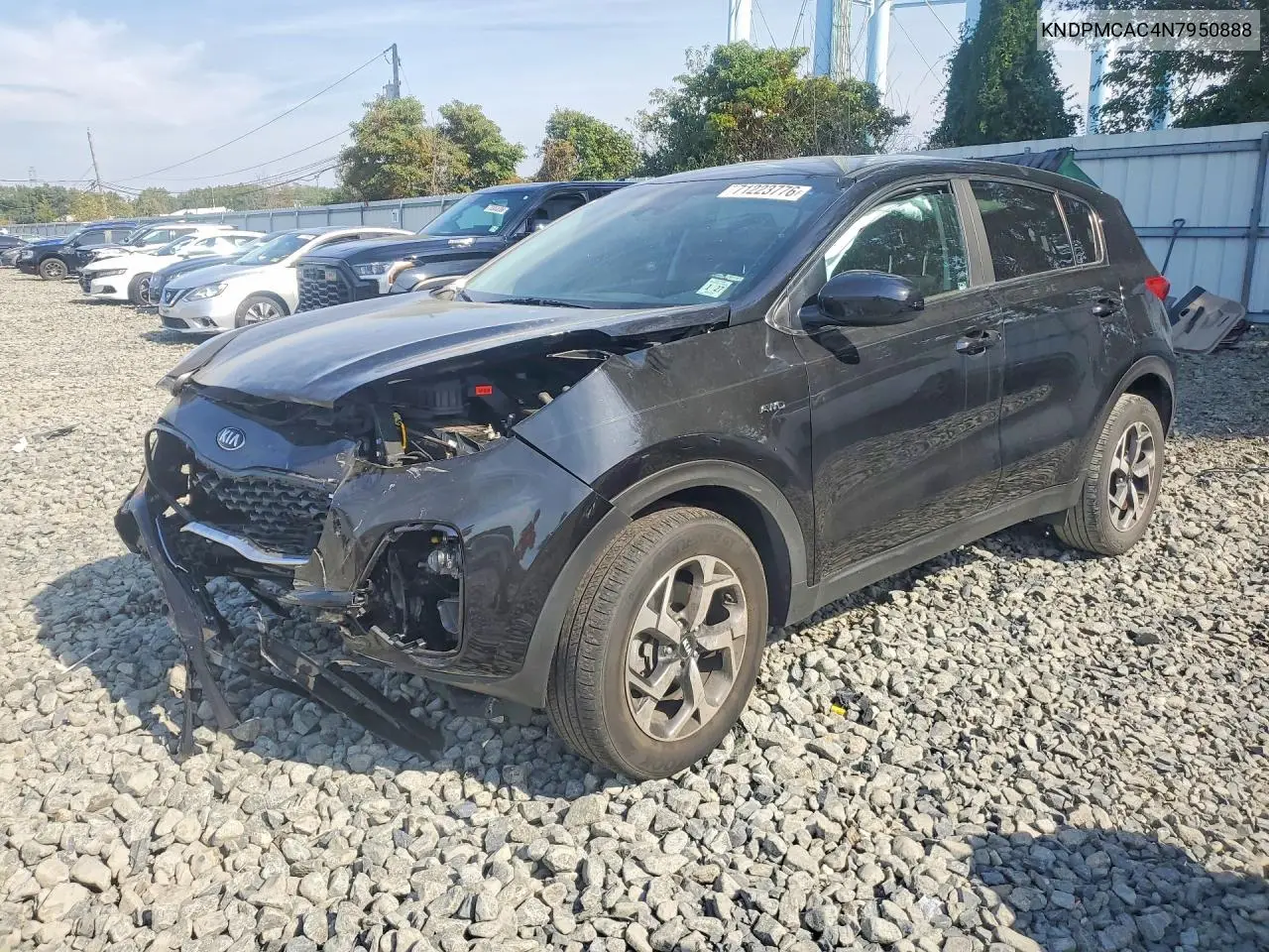 KIA SPORTAGE 2022, VIN KNDPMCAC4N7950888