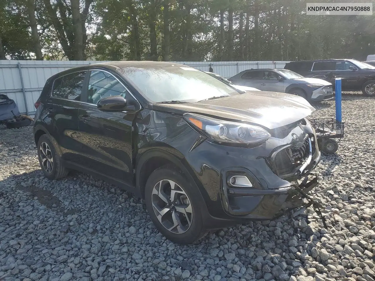 2022 KIA SPORTAGE VIN KNDPMCAC4N7950888 — фото 4