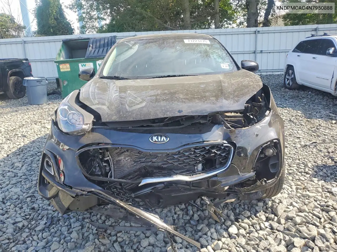 2022 KIA SPORTAGE VIN KNDPMCAC4N7950888 — фото 5