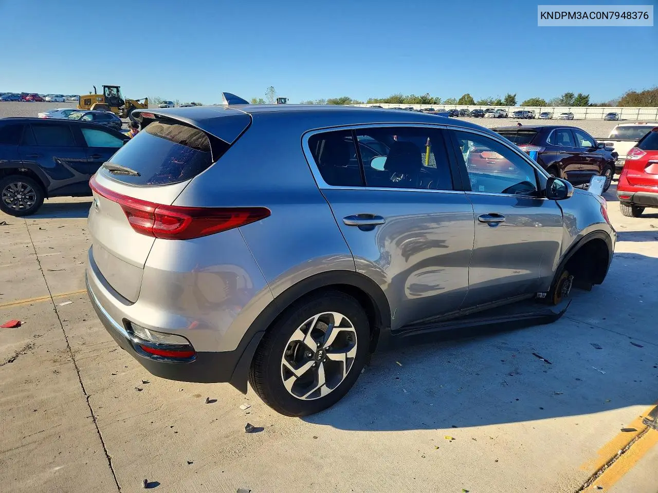 2022 KIA SPORTAGE VIN KNDPM3AC0N7948376 — фото 3