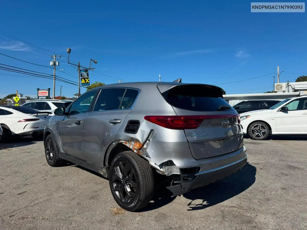 2022 KIA SPORTAGE VIN KNDPM3AC1N7990393 — фото 3