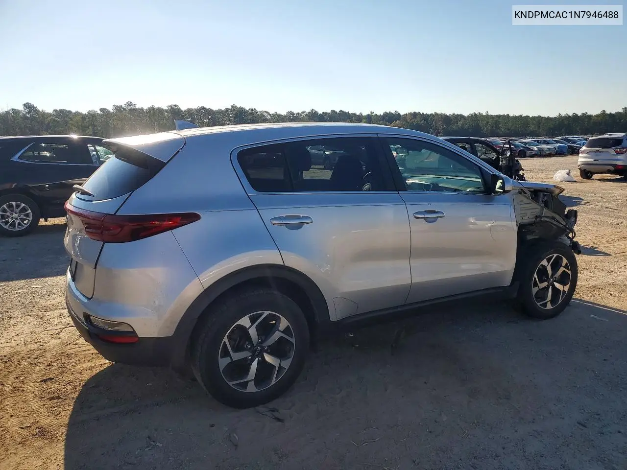 2022 KIA SPORTAGE VIN KNDPMCAC1N7946488 — фото 3