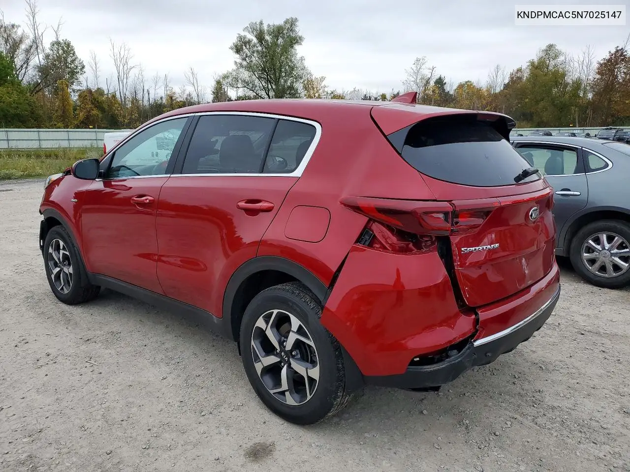 2022 KIA SPORTAGE VIN KNDPMCAC5N7025147 — фото 2