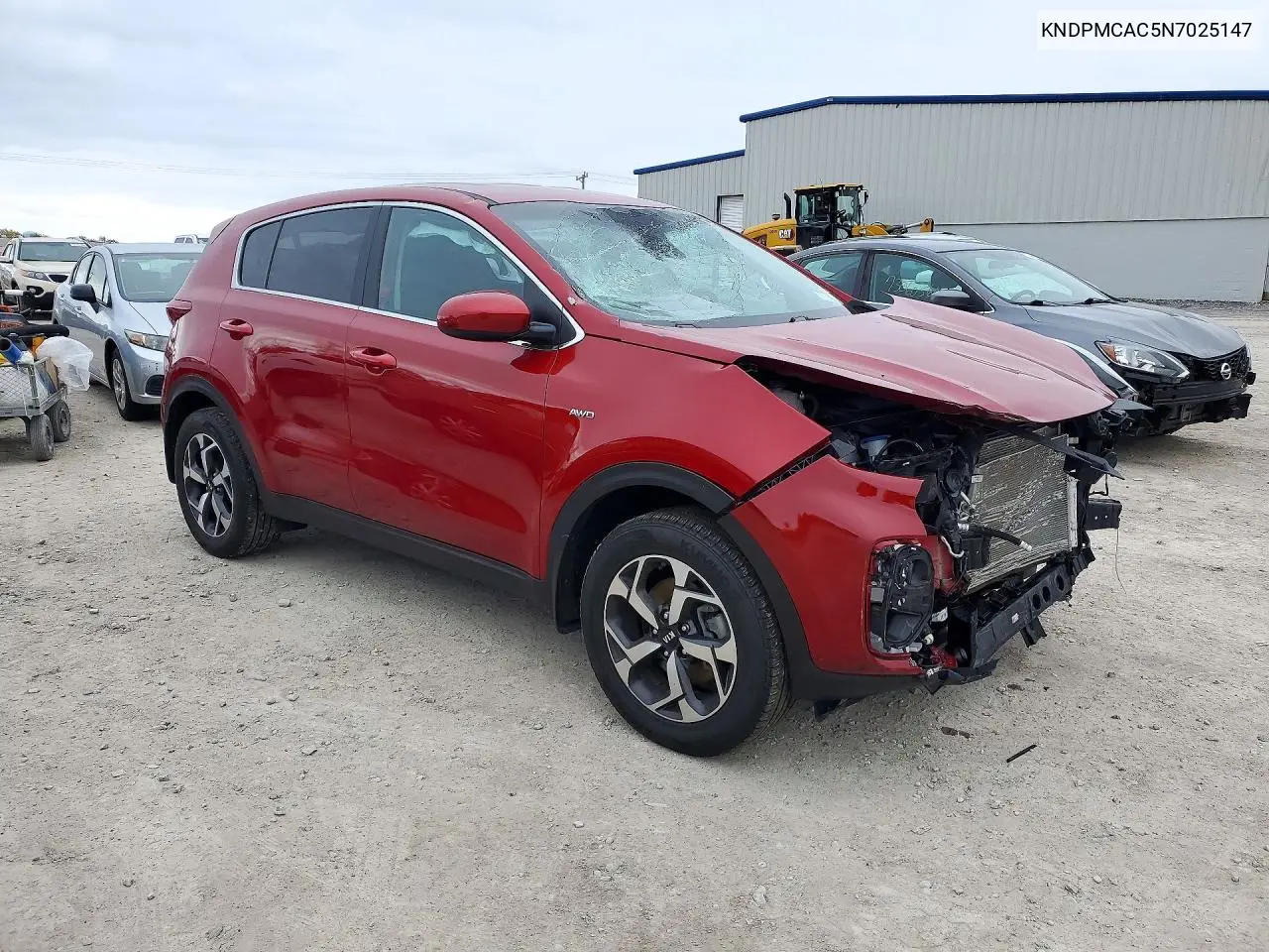 2022 KIA SPORTAGE VIN KNDPMCAC5N7025147 — фото 4